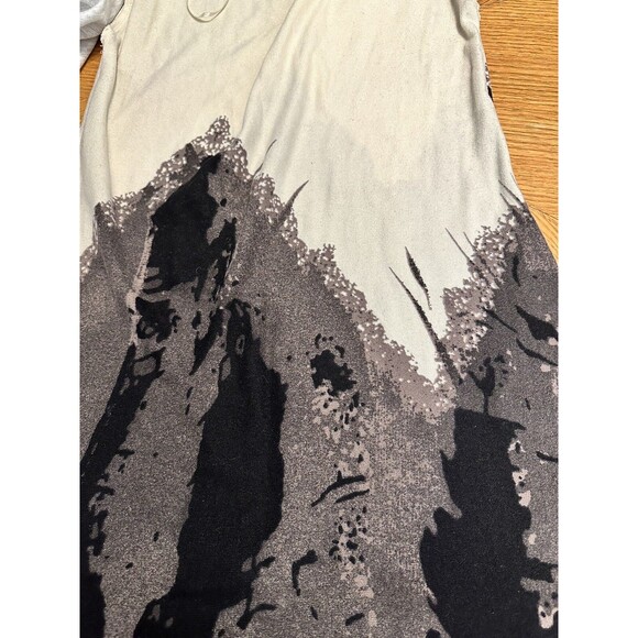 NWOT Jonathan Martin Black &White Stretch Sheath Dress Sz 14 Pullover Party FLAW - Picture 10 of 11